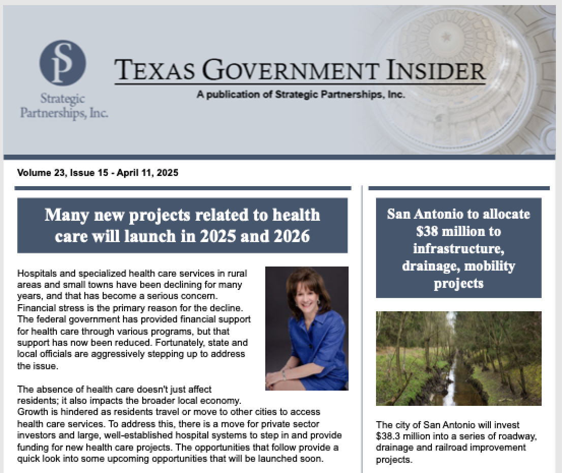Texas Government Insider April 2025